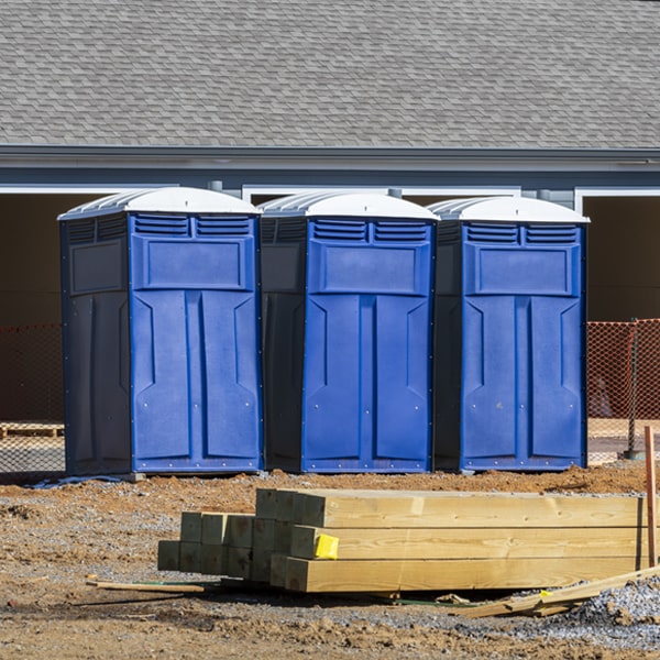can i customize the exterior of the porta potties with my event logo or branding in Websters Crossing NY